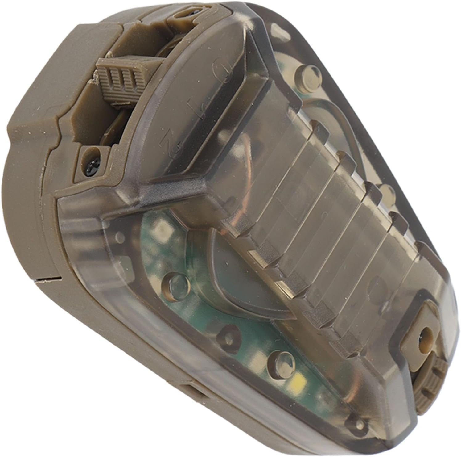 CHICIRIS Luz militar para casco, luz de señal de supervivencia militar, nailon antideslizante impermeable para exploración al aire libre