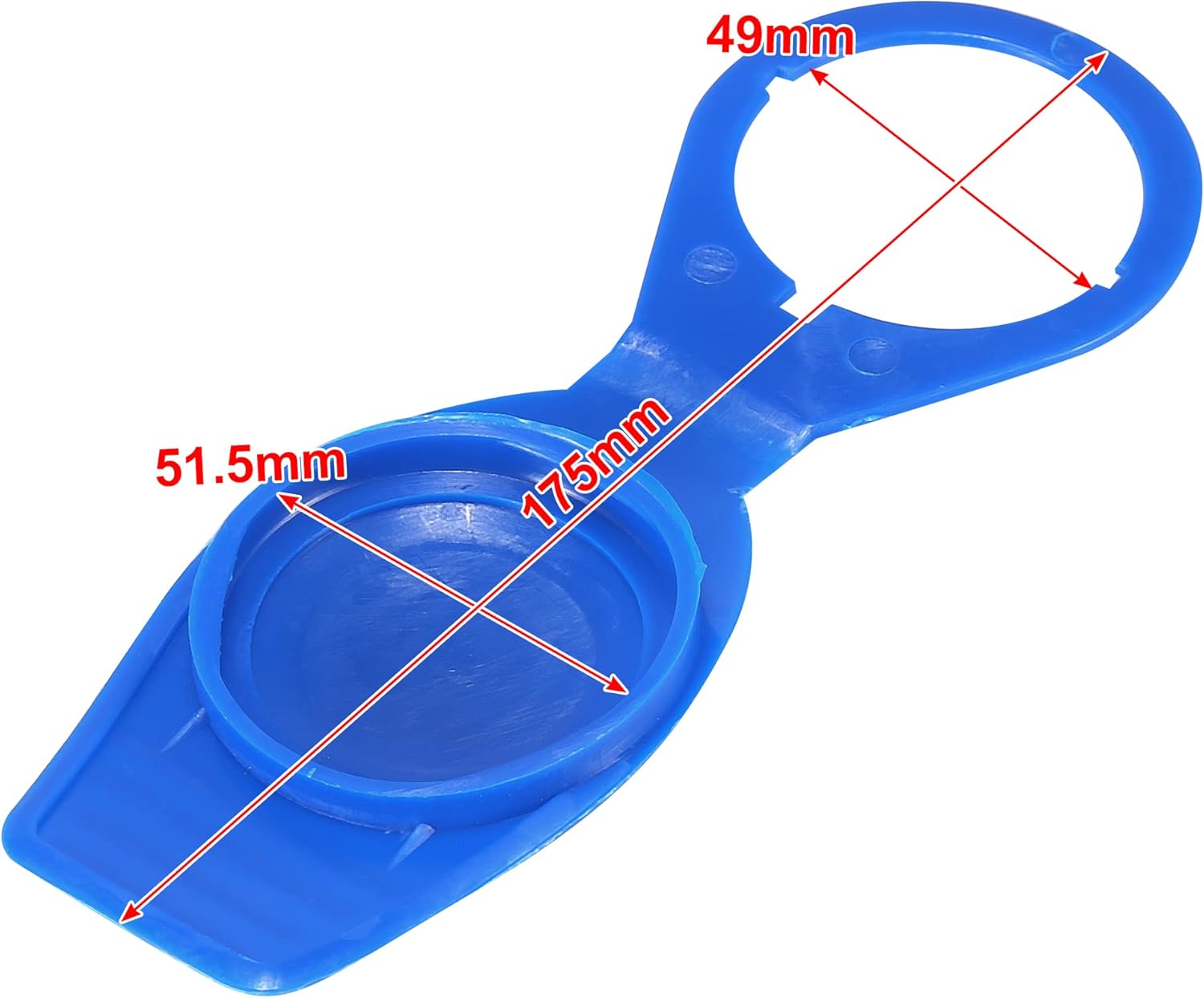 X AUTOHAUX Blue 1K0955455 – Tapa de depósito de líquido para limpiaparabrisas para Volkswagen Golf Jetta Passat para Audi A4 A6 Q5 Q7