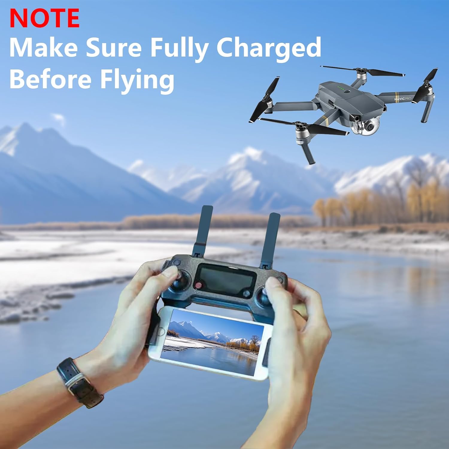 MVMOD Mavic Pro – Batería de repuesto de vuelo inteligente para DJI Mavic Pro Platinum, para DJI Mavic Pro Platinum, para DJI Mavic Pro Alpine Drone