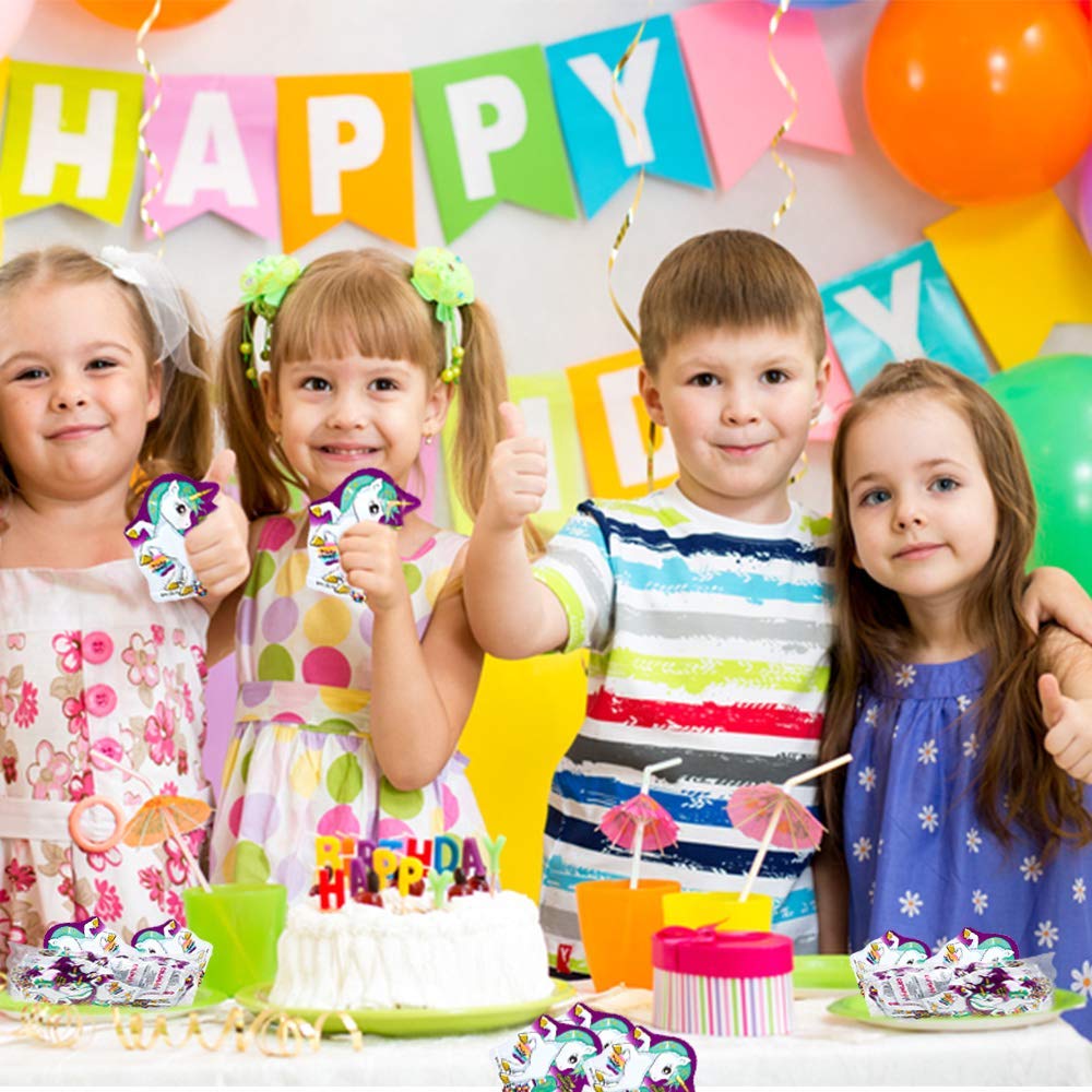 Baby Unicorn Poop Candy Fruit Chews, deleita a tus hijos con estos adorables recuerdos de fiesta de dulces de unicornio y rellenos de bolsas de