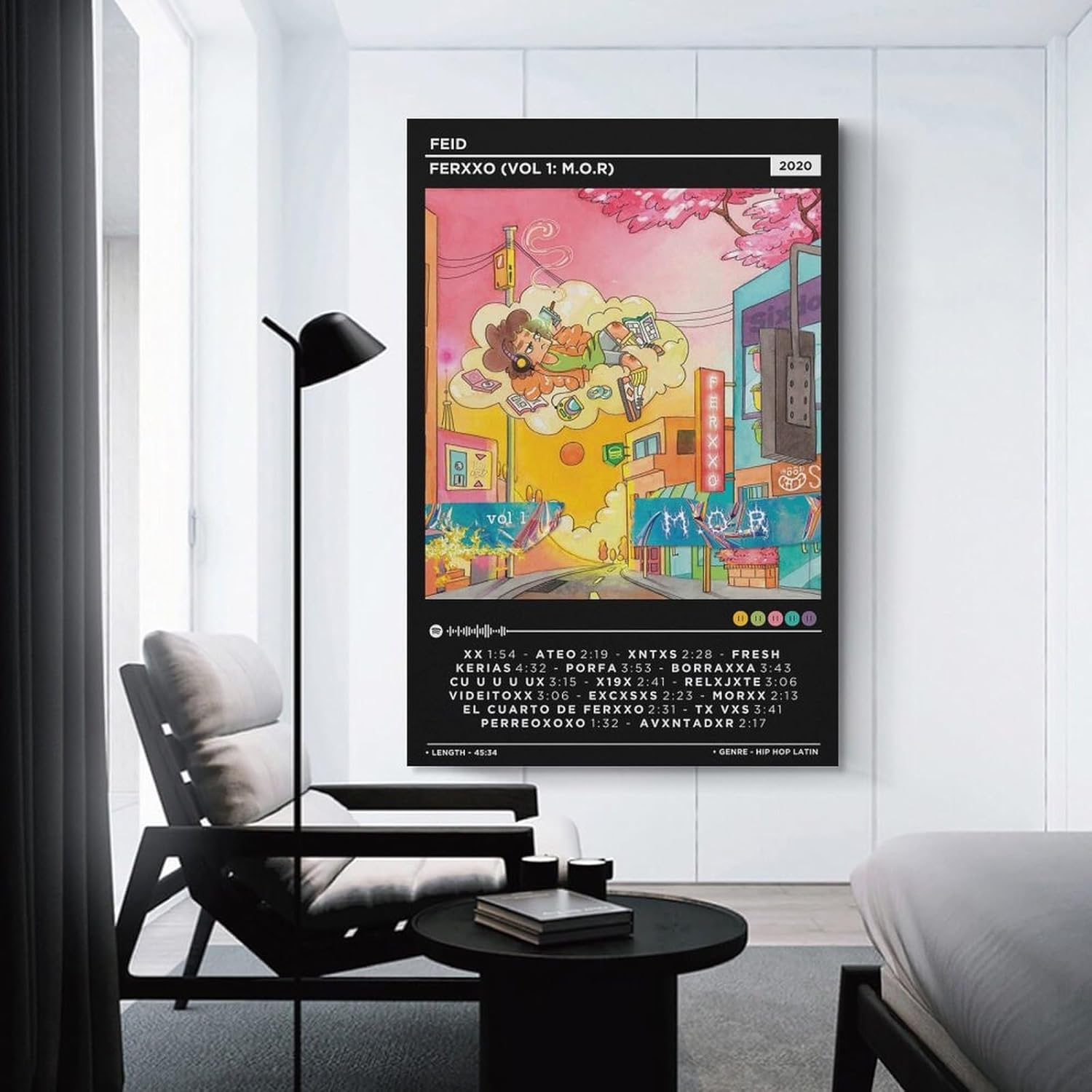 DAXXIN Feid – Ferxxo – 1 póster de lienzo decorativo para pared, pintura artística para sala de estar, dormitorio, regalo, sin marco, estilo sin