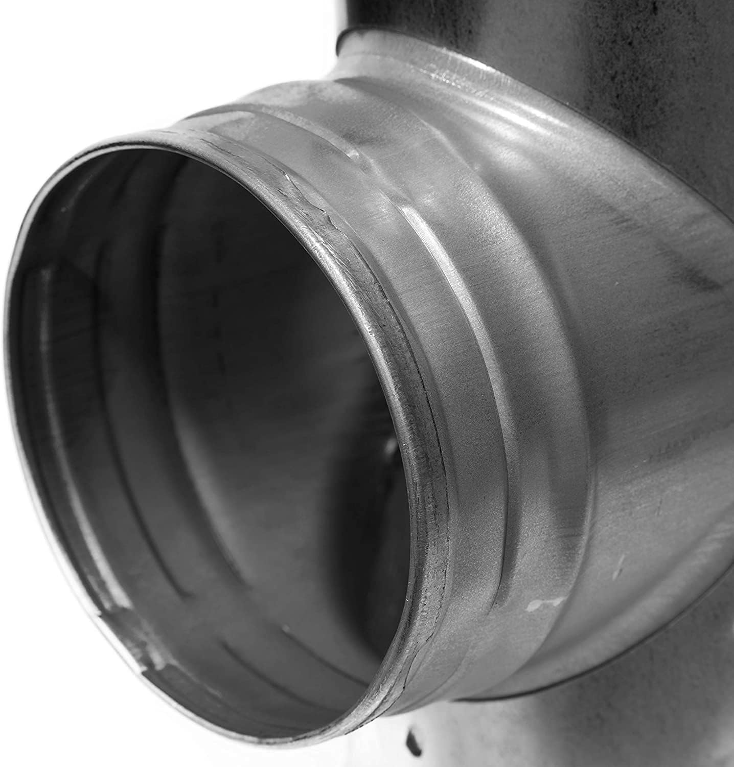 Vent Systems Conector de conducto de 6 pulgadas, adaptador de manguera de 3 vías para manguera, conector de tubo redondo en forma de T, ventilador