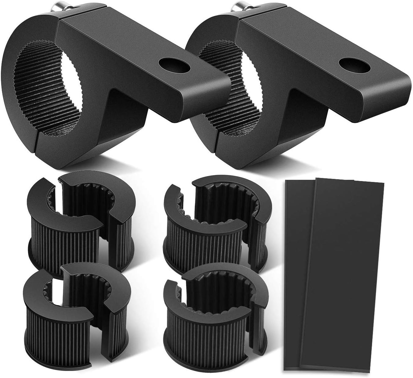 Nilight ZH411-A 12 pulgadas, 12 pulgadas, 300 W, triple fila de inundación, combo de 30000 lm, luces LED todoterreno y 90027B 2 piezas de barra de