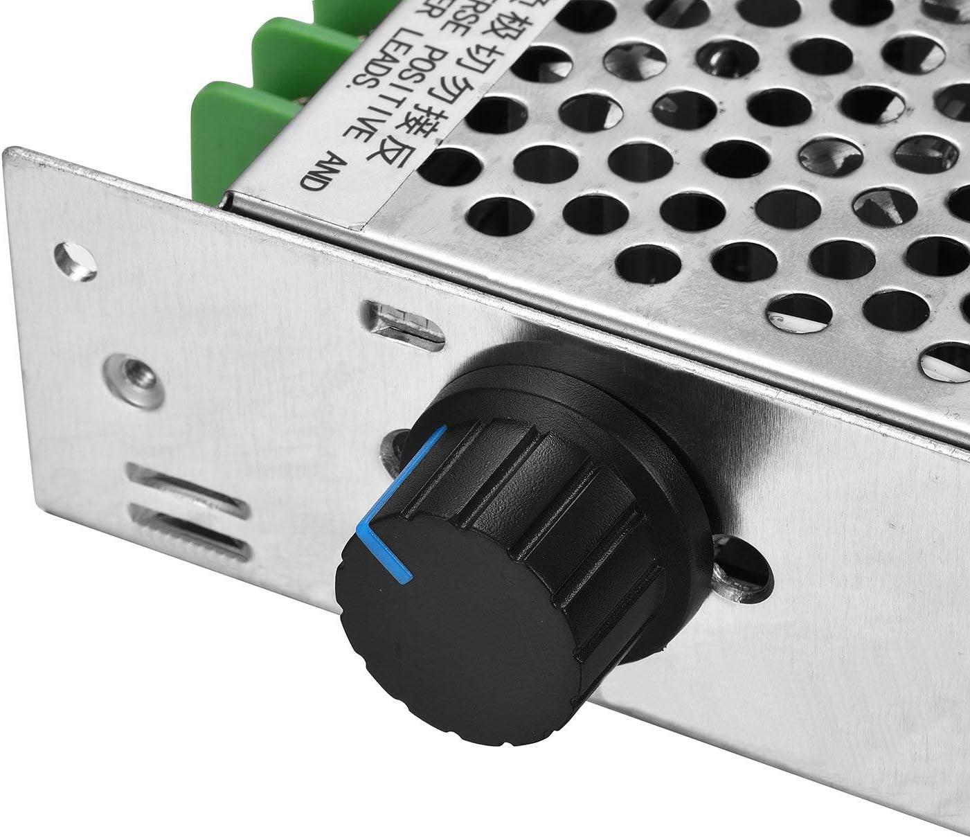 Greartisan Regulador de velocidad del motor de 12V-80V 30A DC PWM Regulador de velocidad variable Interruptor de gobernador CCM6DS-D con perilla de
