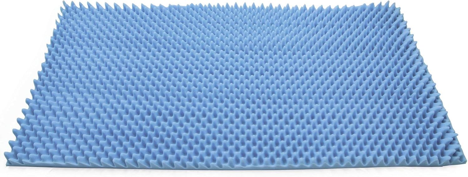 McKesson Cubrecolchón  Almohadilla de espuma contorneada para el cuidado de decúbito para úlceras, úlceras, úlceras por presión, úlceras por