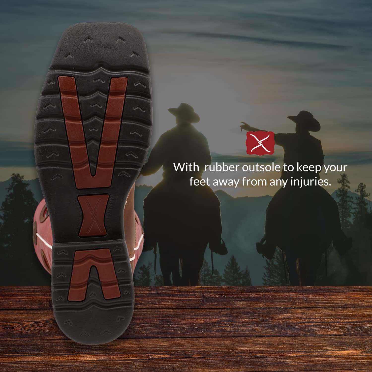 Twisted X Men’s Waterproof Lite Western Work Boot Composite Toe – Mlccw01