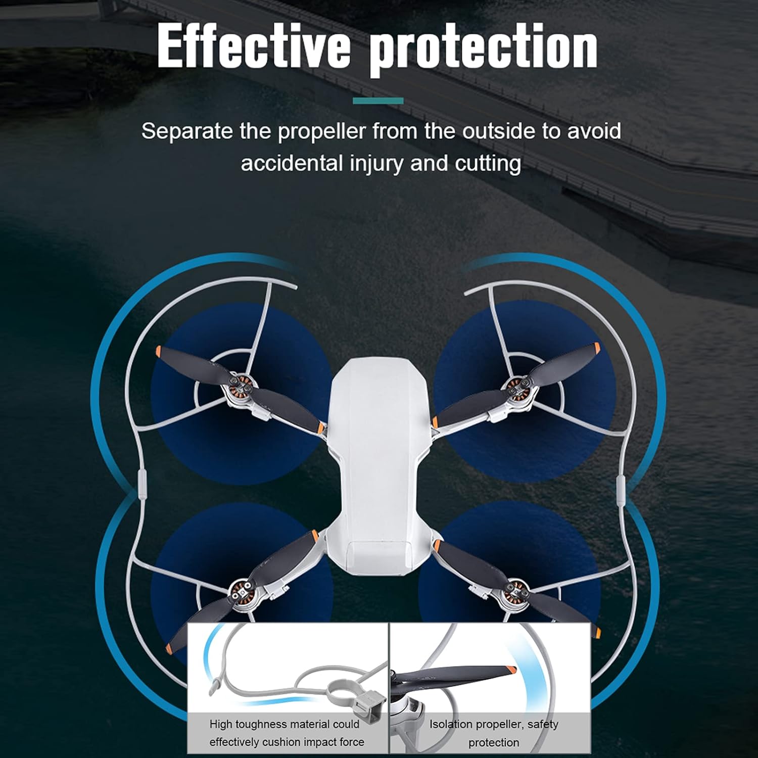 4 protectores de hélice compatibles con Mini 2  Mavic Mini Drone