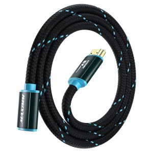 Cable de extensión HDMI macho a hembra compatible con cable HDMI de alta velocidad, protocolo HDCP, ARC, 3D, resolución de video de 1080p a 2160p, Cable de extensión HDMI macho a hembra compatible con cable HDMI de alta velocidad, protocolo HDCP, ARC, 3D, resolución de video de 1080p a 2160p,