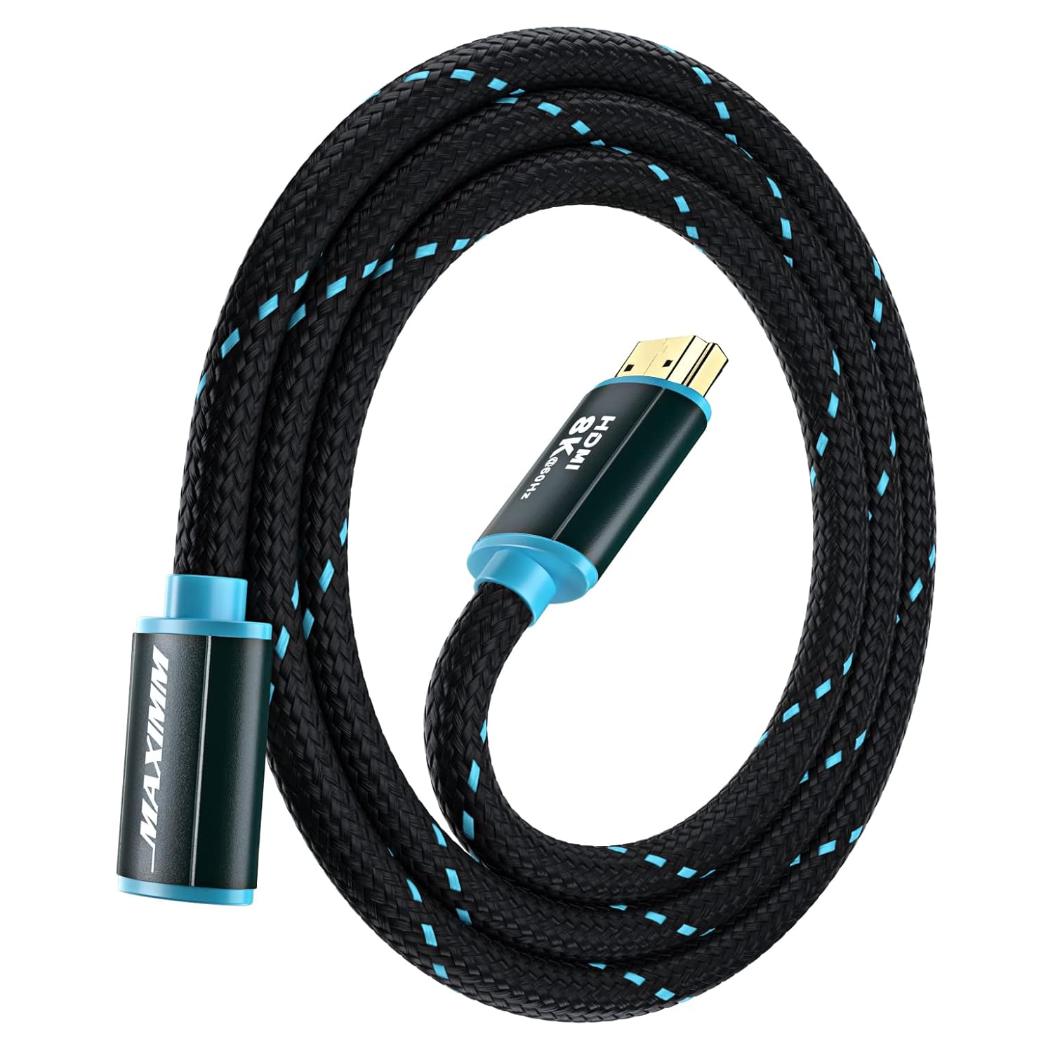 Cable de extensión HDMI macho a hembra compatible con cable HDMI de alta velocidad, protocolo HDCP, ARC, 3D, resolución de video de 1080p a 2160p,