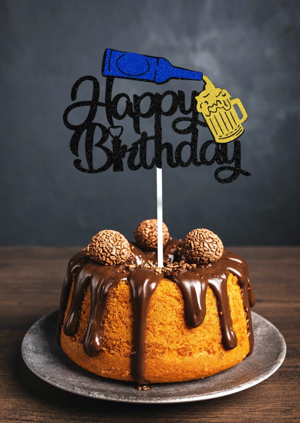 Decoración de pastel de cerveza, decoración para tartas de cervezas, cervezas de bebida, decoración de fiesta temática de celebración a la