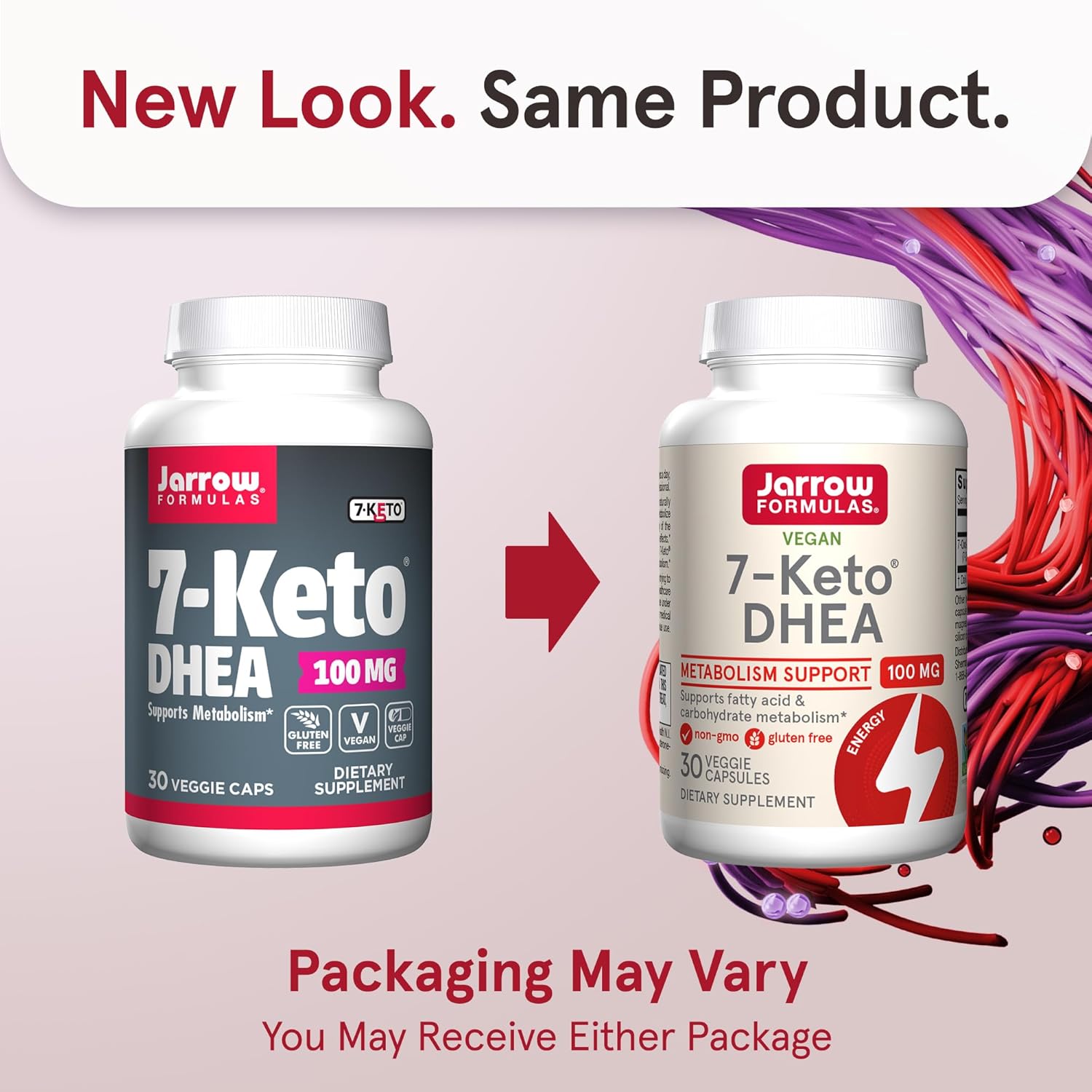 Jarrow Formulas 7-Keto DHEA 100 mg – Metabolito natural – Suplemento dietético apoya la salud general, ayuda a promover un envejecimiento saludable