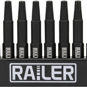 Railer – Juego de brocas cuadradas dobles de 8 puntos. Railer Premium S2 Steel 2 pulgadas 8 spline Juego de brocas cuadradas dobles con un soporte Railer – Juego de brocas cuadradas dobles de 8 puntos. Railer Premium S2 Steel 2 pulgadas 8 spline Juego de brocas cuadradas dobles con un soporte