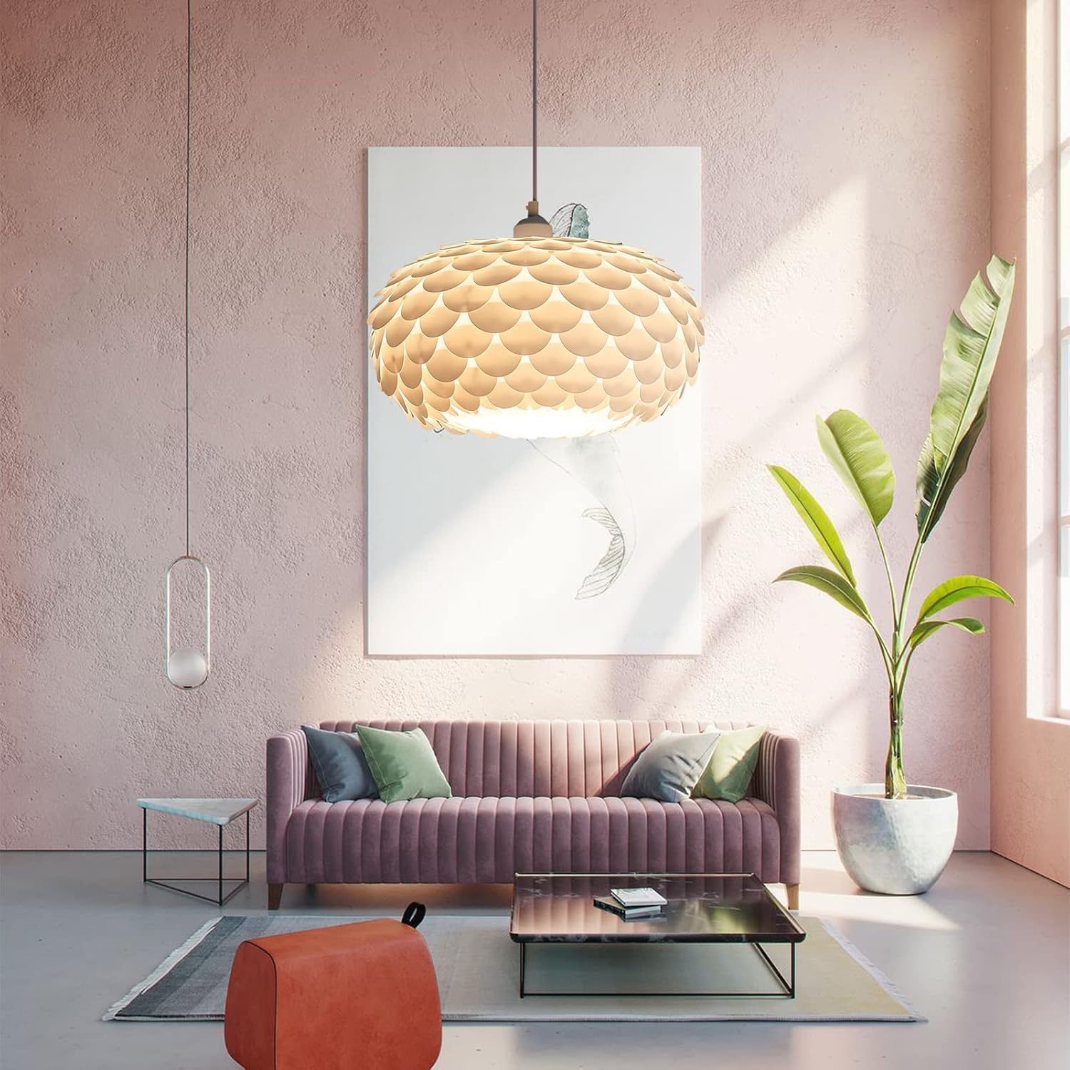 Wanghui Lámpara colgante de rompecabezas, lámpara de araña moderna, lámpara de techo, colgante decorativo para el hogar, cafetería, hotel,
