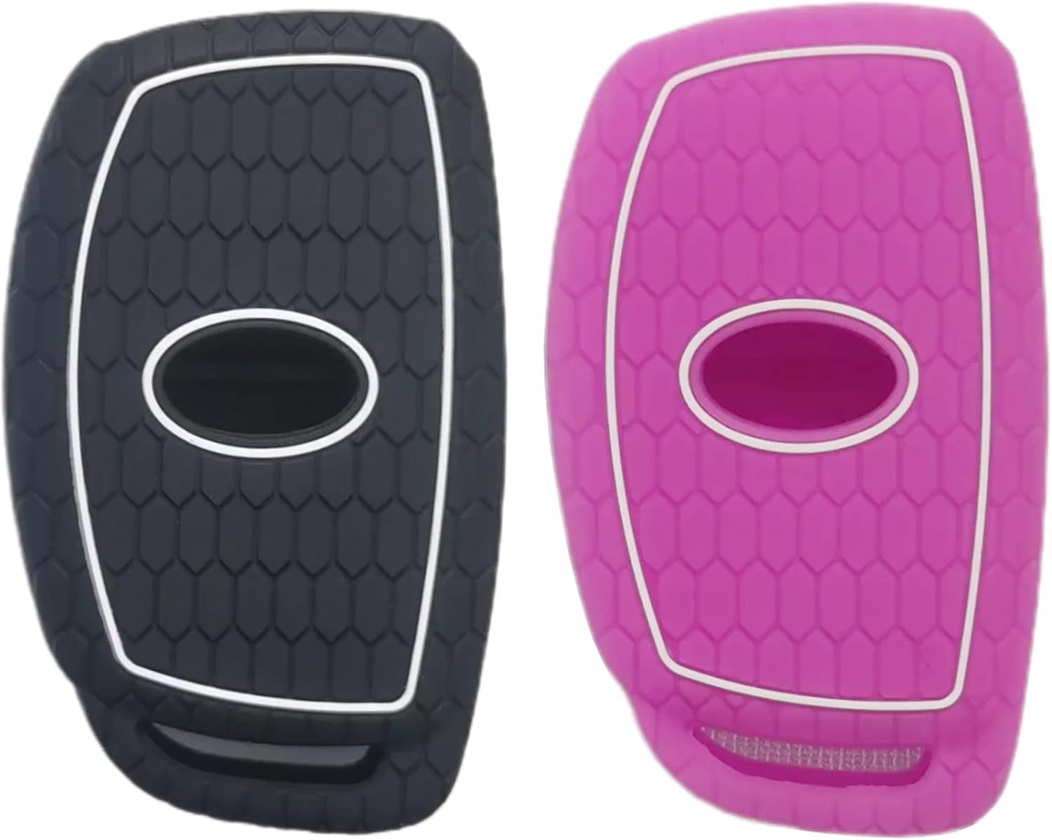 Funda de goma de silicona para llavero compatible con Hyundai Elantra Elantra GT Ioniq Sonata Tucson SY5MDFNA433 2016-2021, no es para llaves con