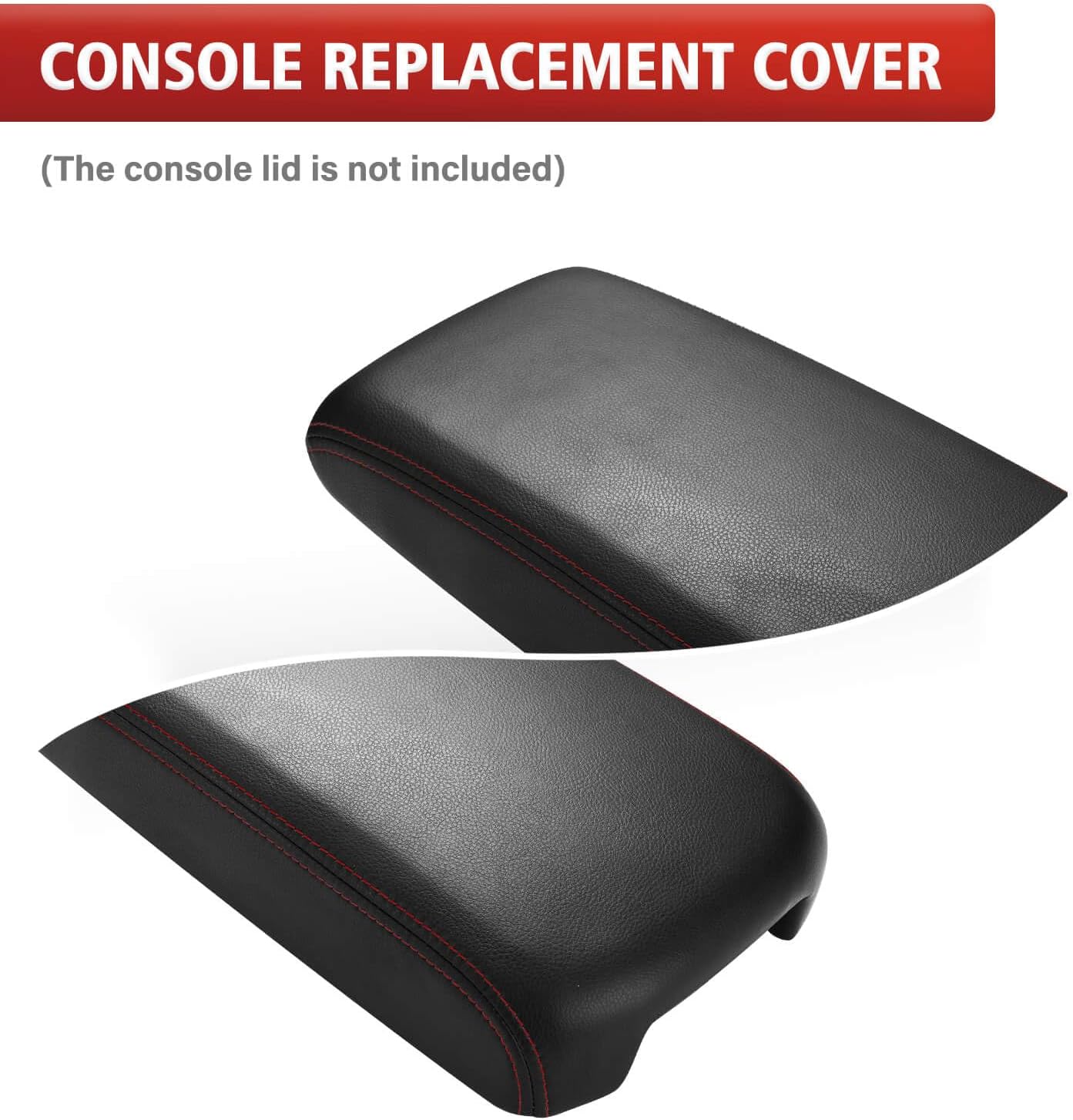 KBH Funda de repuesto para reposabrazos de consola central de automóvil para Nissan Maxima 2009-2014, Altima 2013-2018, tapicería de piel de vinilo
