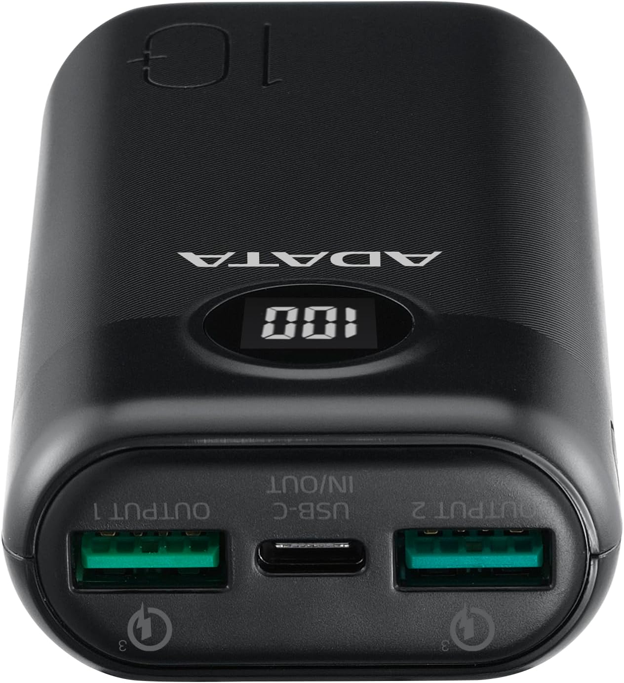 ADATA P10000QCD 10000mAh Qualcomm QC 3.0  USB PD 3.0 Dual USB-A (18W) y USB-C de carga rápida (18W) cargador portátil de banco de energía