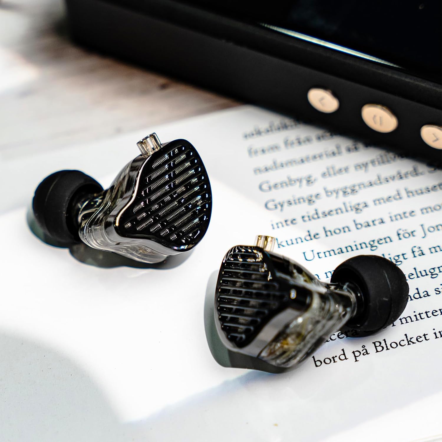 Linsoul KZ x HBB PR2 – Monitor de oído planar de 0.520 in, auriculares IEM de alta fidelidad con matriz magnética N52, diafragma a nanoescala, cable