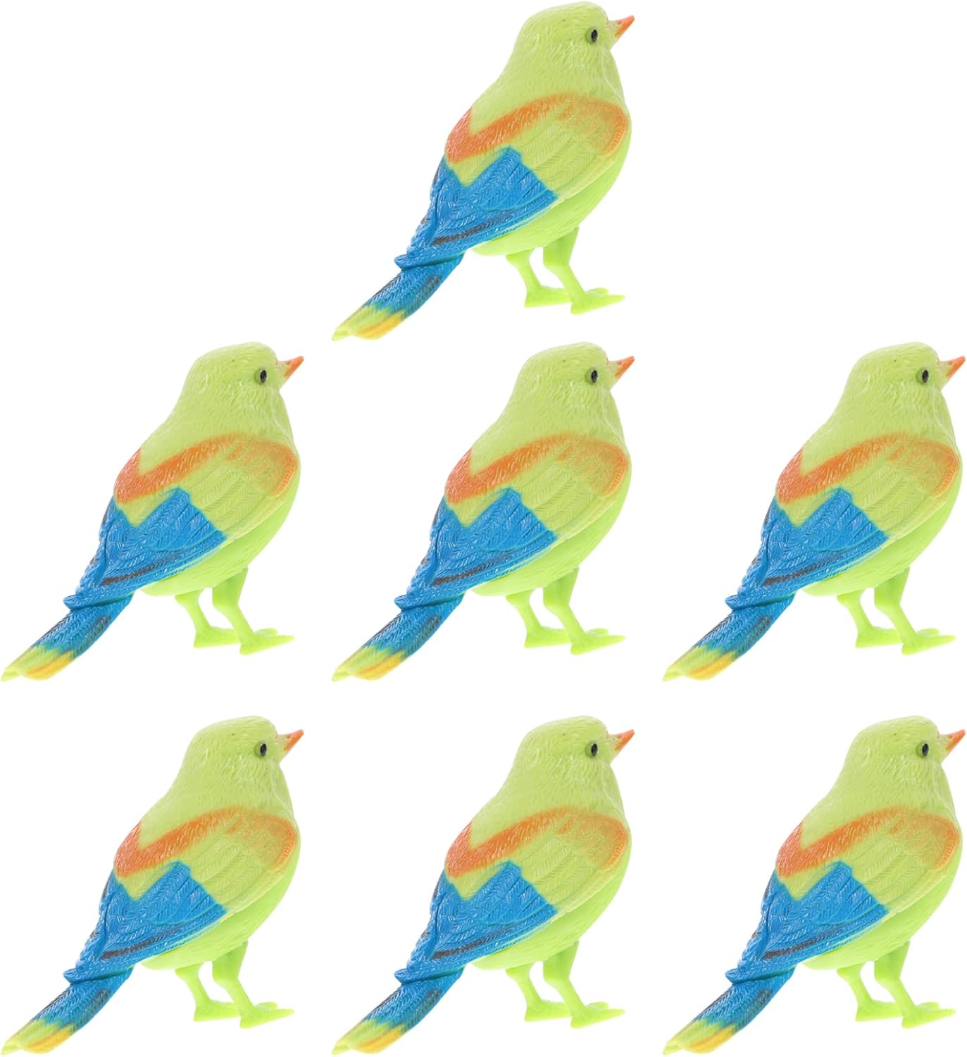TOYANDONA Juguete de pájaro de canto con sensor de movimiento, pájaro colorido gorrión, juguete de simulación de pájaro de canto real, movimiento de