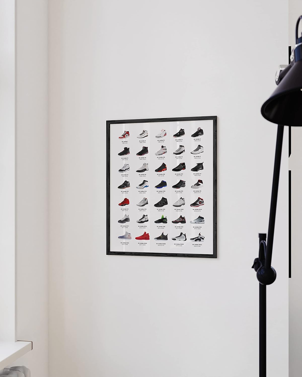 Haus and Hues Póster de tenis para chicos, póster de tenis de Michael Jordan, arte de pared para niños, dormitorio, decoración de habitación, arte