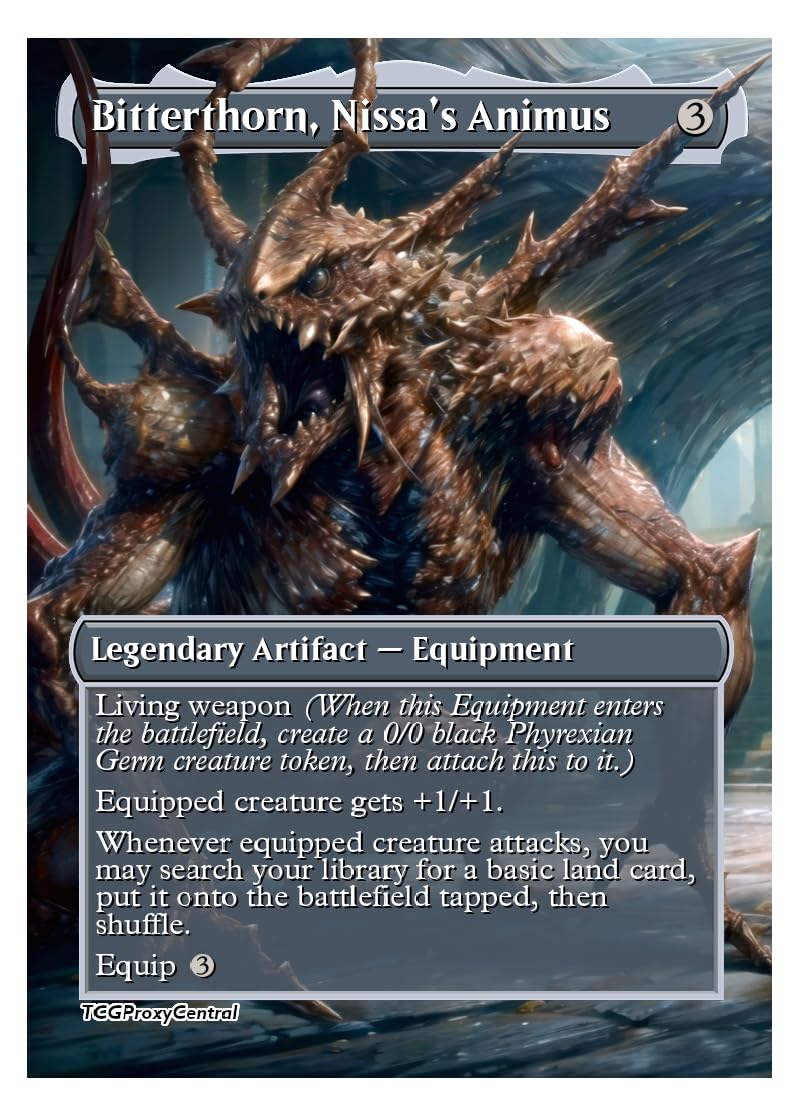 4x  Bitterthorn, Nissa’s Animus  Anime  Full Art  Foil or Non-Foil (Non Foil)