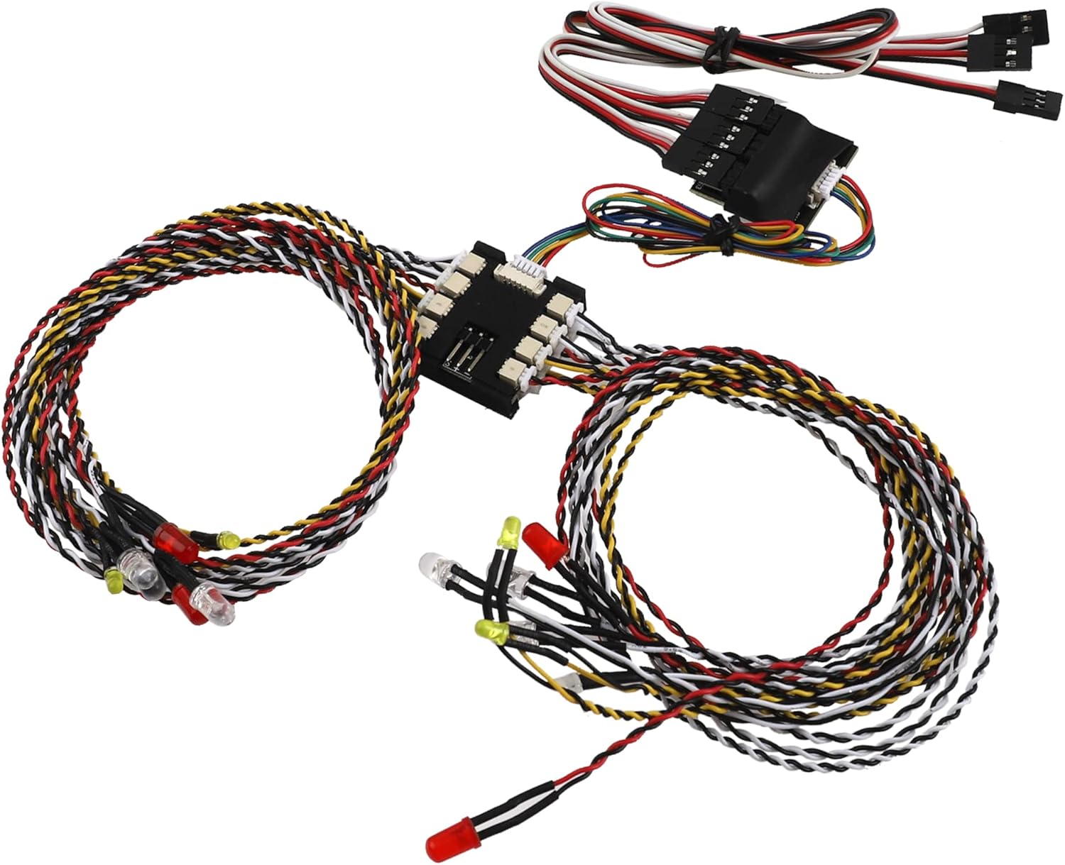 ShareGoo – Sistema de luces LED para automóvil a control remoto, intermitente, freno, faro trasero, luz trasera, luces antiniebla, grupo compatible