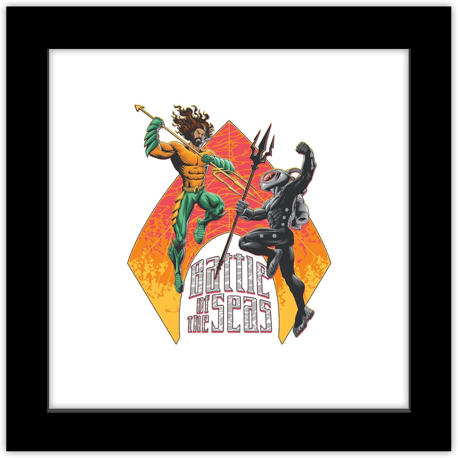 Trends International Gallery Pops DC Comics Movie Aquaman y el Reino Perdido – Póster de pared de la batalla de los mares, 12.00 x 12.00 pulgadas,