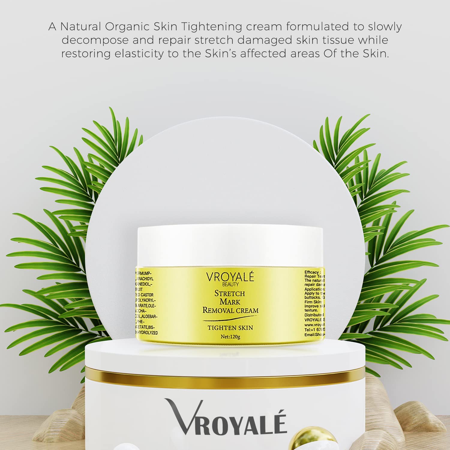 Crema eliminadora de estrías, crema natural orgánica para curación de la piel y reparación de cicatrices de embarazo, crema corporal hidratante