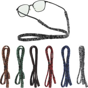 BOXOB 6 correas para lentes, cuerdas ajustables para gafas de sol, cordón para natación, buceo, actividades de equitación al aire libre (6 colores), BOXOB 6 correas para lentes, cuerdas ajustables para gafas de sol, cordón para natación, buceo, actividades de equitación al aire libre (6 colores),