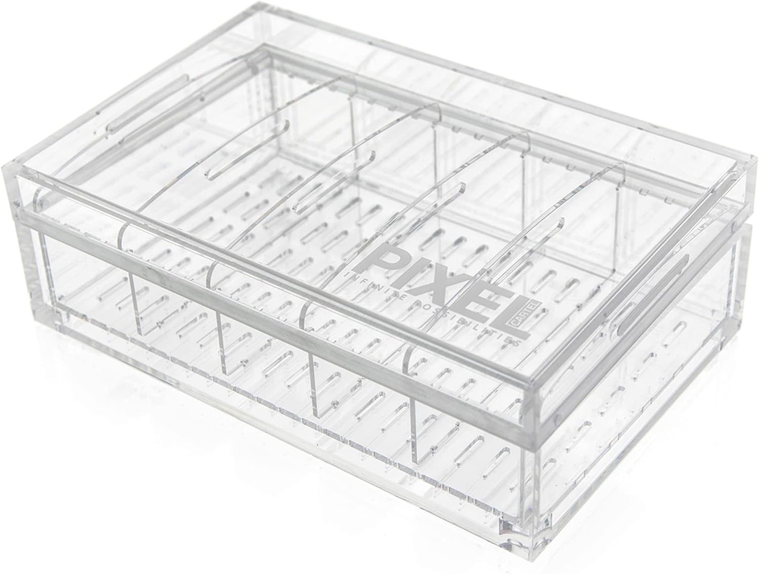 Large Clear Acrylic Humidor  Holds 50-70 Cigars  Airtight – Mess Free – No Seasoning – Activation or Maintenance!