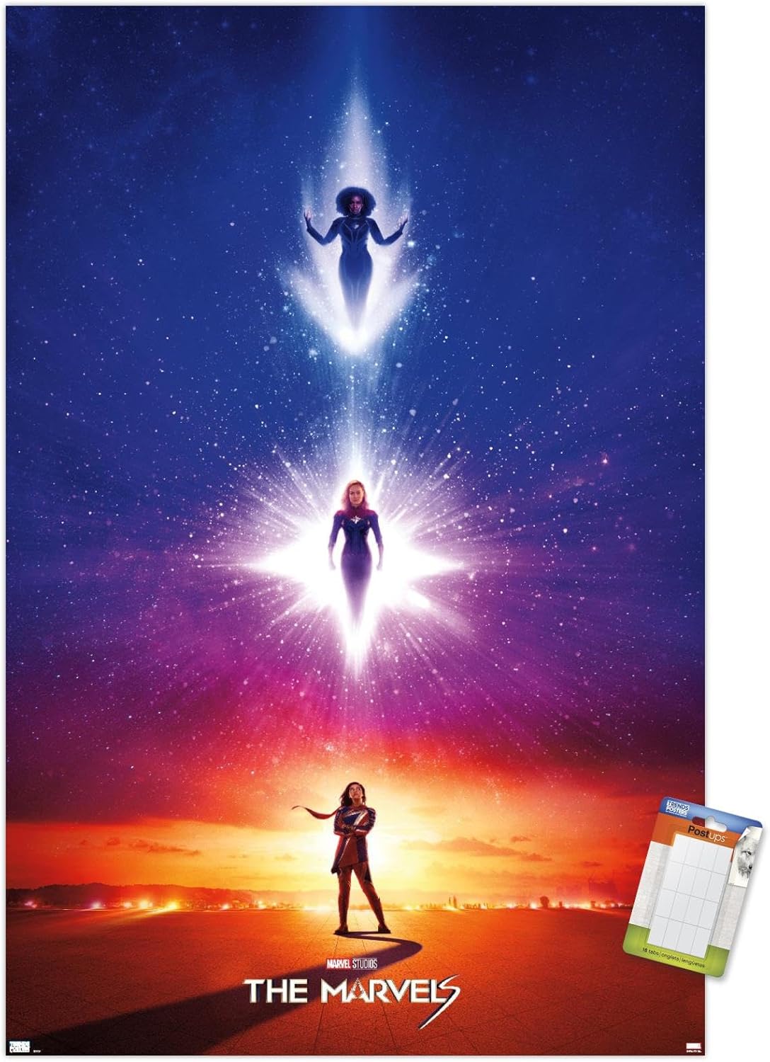 Trends International Marvel The Marvels – Teaser – Póster de pared de una hoja