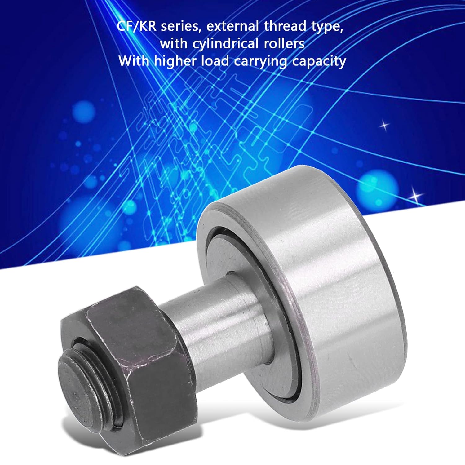 Cam Follower Bearing KR32CF12 Needle Roller Bearing Stainless Steel Durable Bolt Type CF KR Series for Textile Machine Tools Industrial Robots