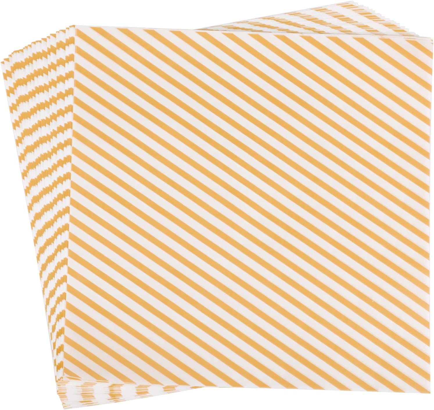 GeeRic Hojas de papel encerado de 12 x 12 pulgadas, 100 forros para cestas de alimentos para sándwiches, hamburguesas, envoltorios de alimentos