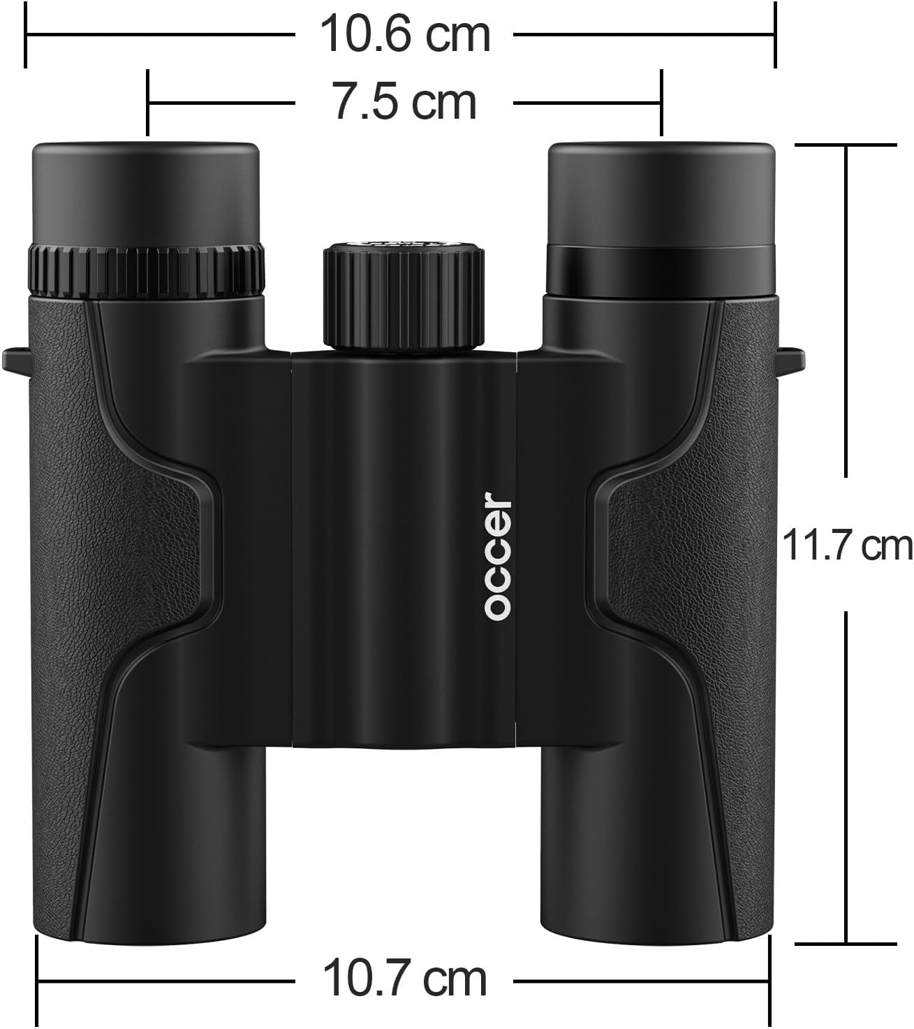 occer Prismáticos de alta potencia de 15 x 25 para adultos y niños con visión clara, binoculares compactos con alto aumento, mini binoculares de