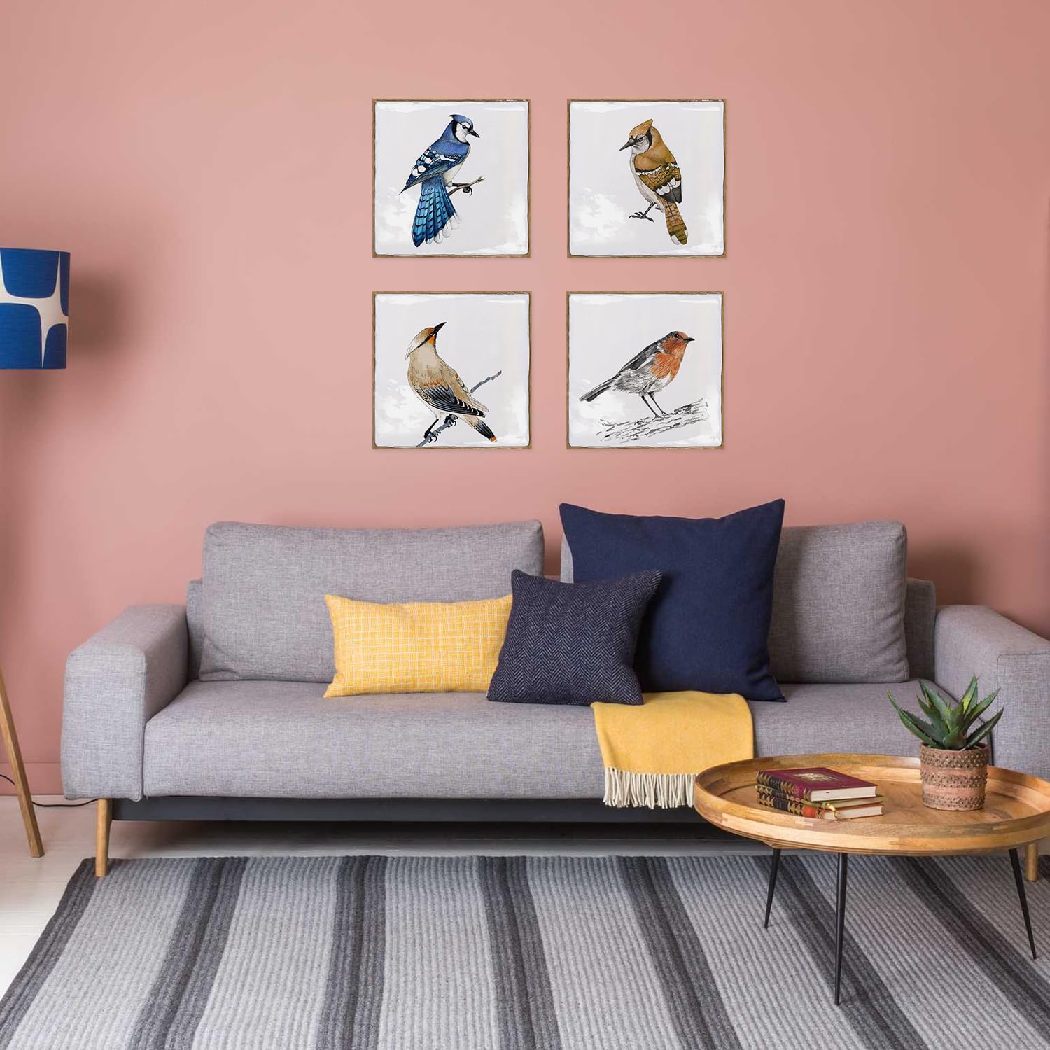 Paquete de 4 calcomanías adhesivas de pared removibles de vinilo 3D con diseño de arte mágico, autoadhesivas, para salpicadero