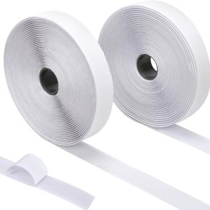 Cinta de gancho y bucle de 30 pies x 1 pulgada, cinta adhesiva de nailon resistente con adhesivo para escuela, hogar y exteriores (blanco, 1 pulgada) Cinta de gancho y bucle de 30 pies x 1 pulgada, cinta adhesiva de nailon resistente con adhesivo para escuela, hogar y exteriores (blanco, 1 pulgada)