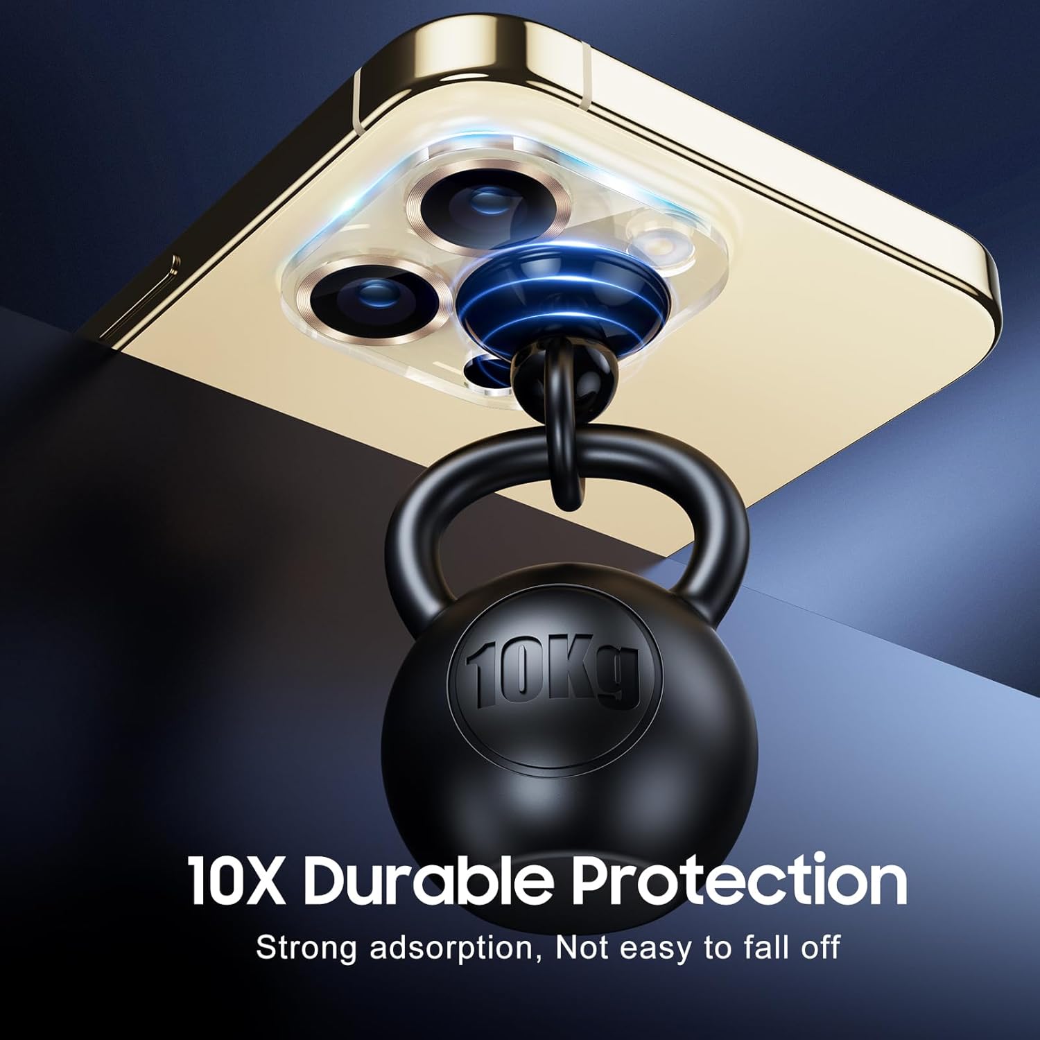 UniqueMe Compatible con 3 protectores de lente de cámara iPhone 15 ProiPhone 15 Pro Max, protección contra caídas compatible con fundas Pantalla de