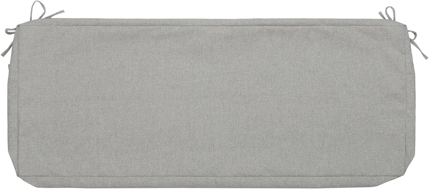 Fundas de cojín para sofá biplaza para banco de patio (solo funda de repuesto, sin relleno), funda de cojín impermeable resistente a la decoloración