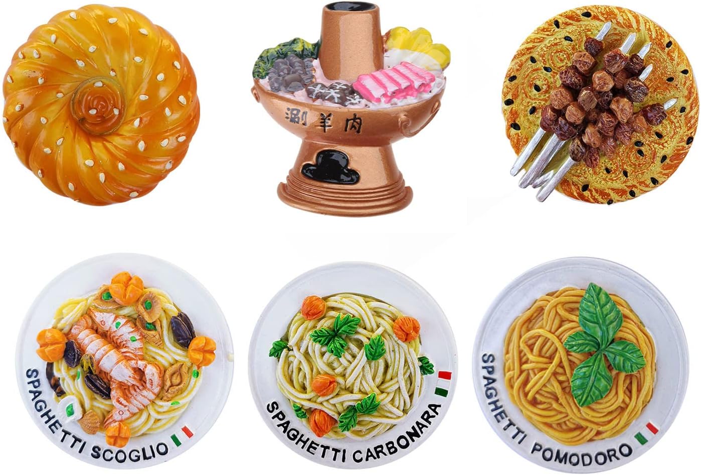 3D Simulation Refrigerator Stickers Personality Designed Home Decorations Photos Gift Resin Craft Fridge Magnet 3D Message Board Magnet For Kitchen
