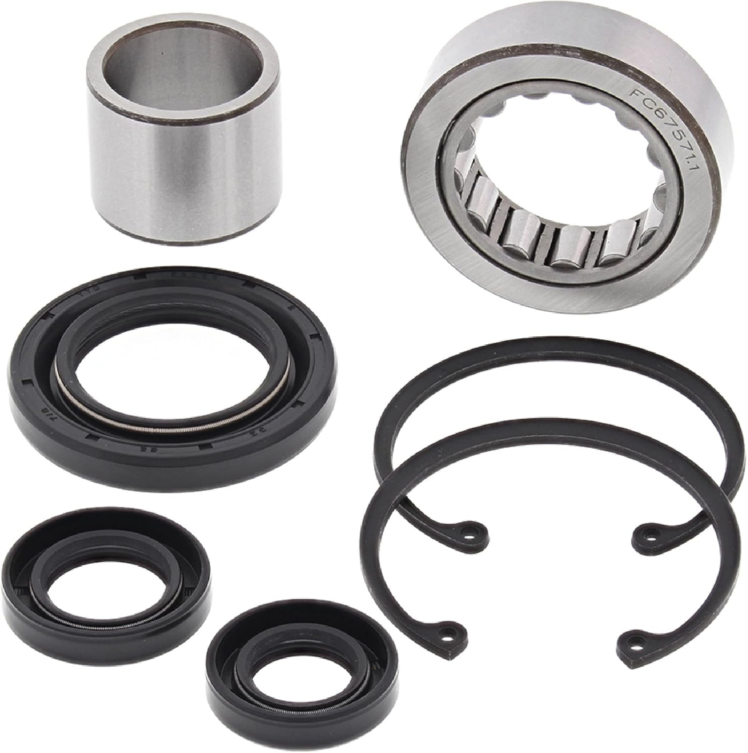Kit de rodamiento y sello primario interior Estilo OEM Compatible conReemplazo para Harley Flhp Police Road King 25-3101