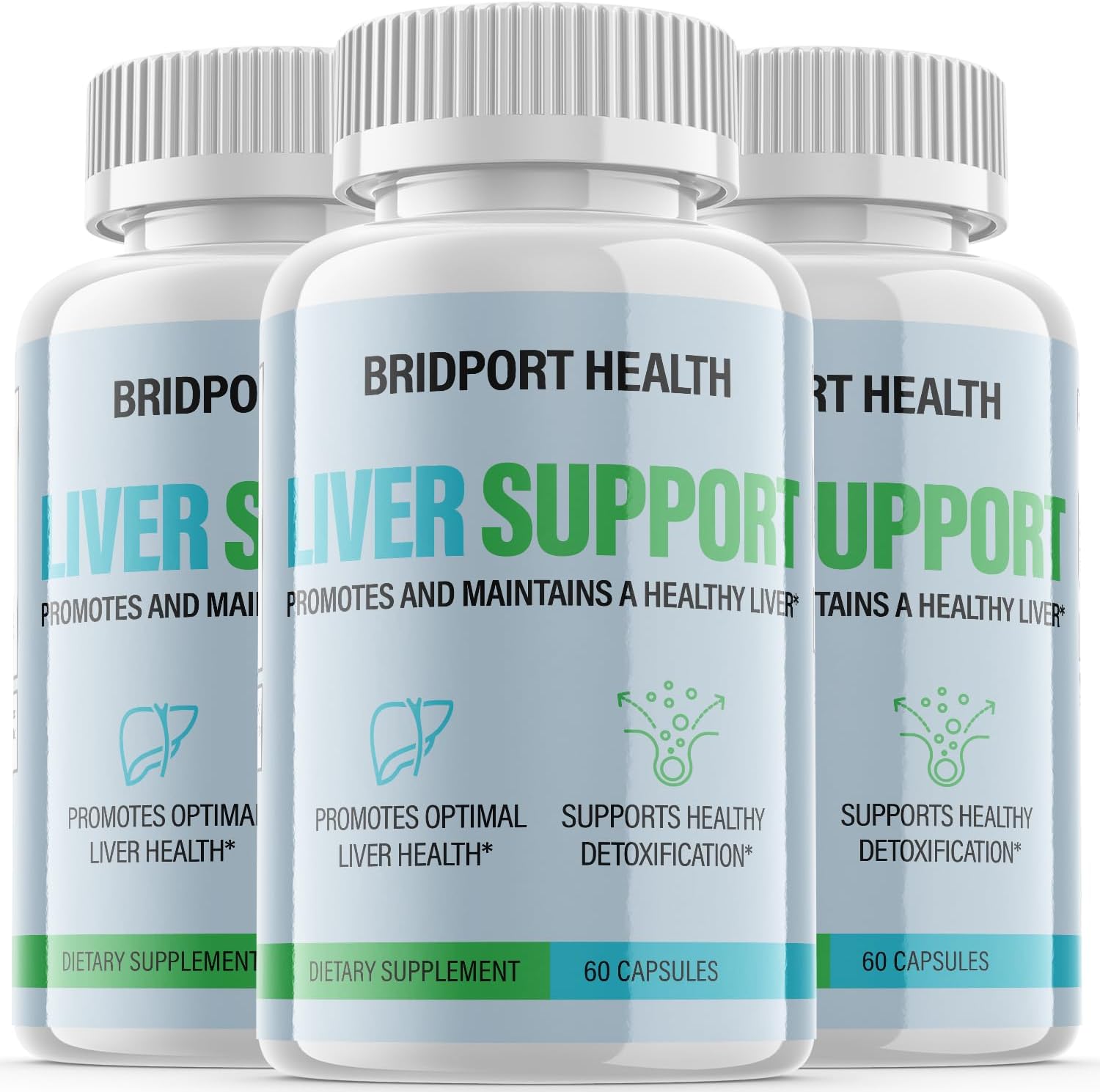 Bridport Health – Soporte hepático (3 unidades) – Promueve y mantiene un hígado saludable – Promueve la salud óptima del hígado – Apoya la