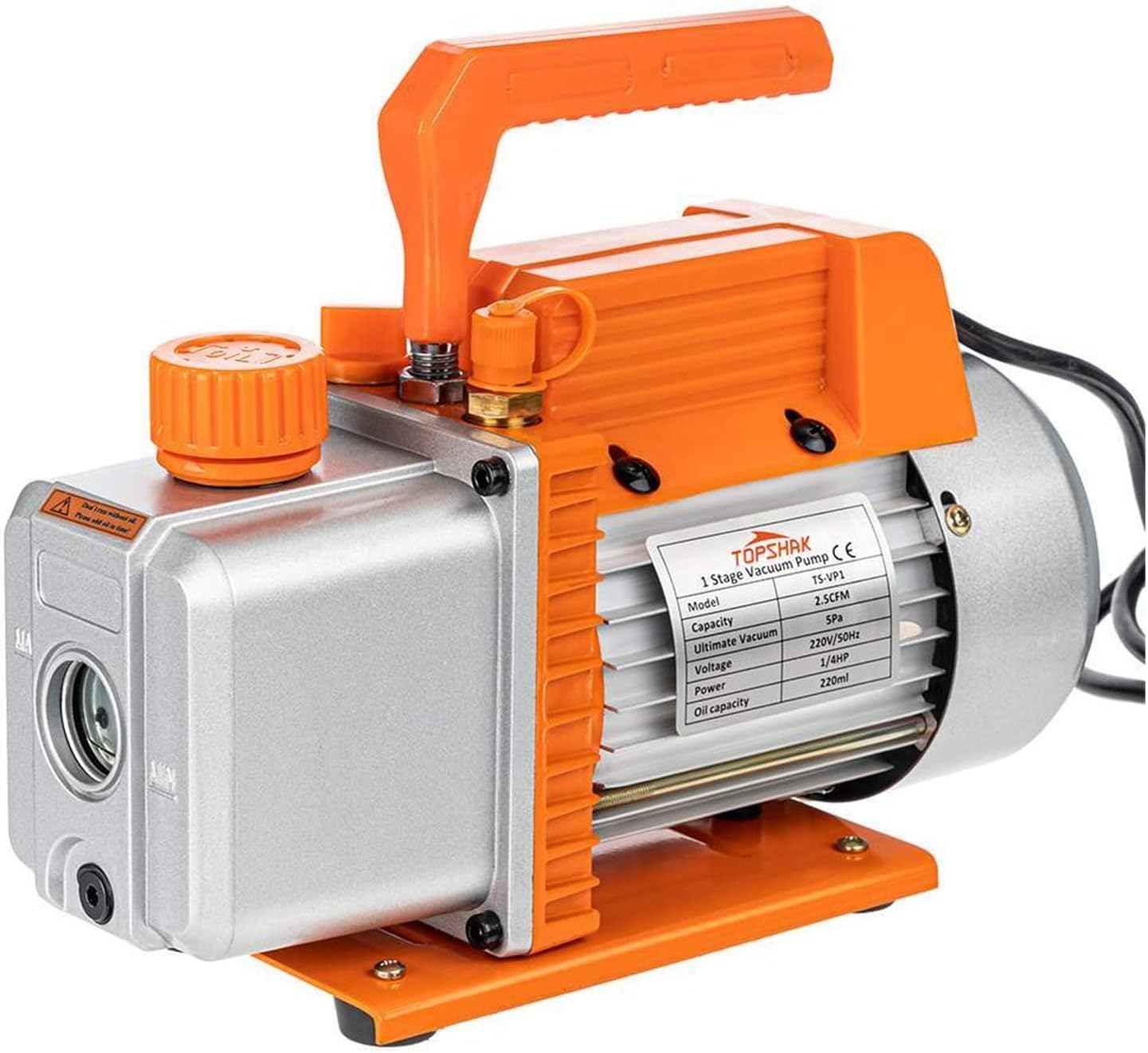 Bomba sumergible pequeña ajustable Bomba de vacío TS-VP1 Bomba de vacío de 14 HP Herramienta de aire acondicionado refrigerante con motor de