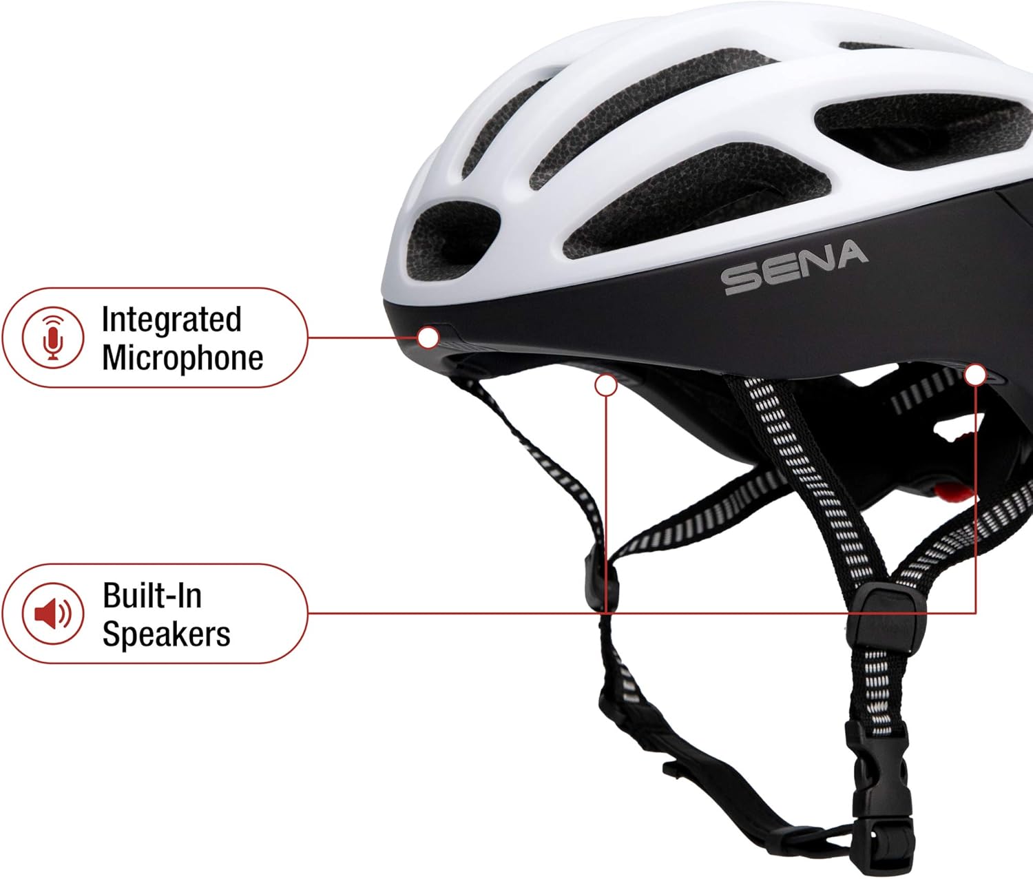 Sena Casco de ciclismo R1  R1 EVO Smart Communications