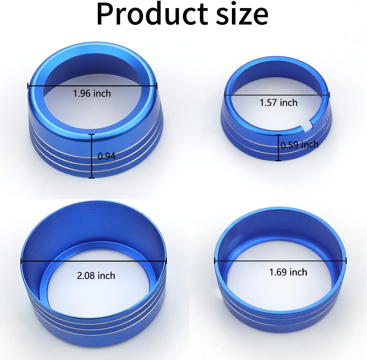 Cubiertas de perilla para decoración interior de automóvil, accesorios para interruptor de faros delanteros y palanca de cambios, cubierta de