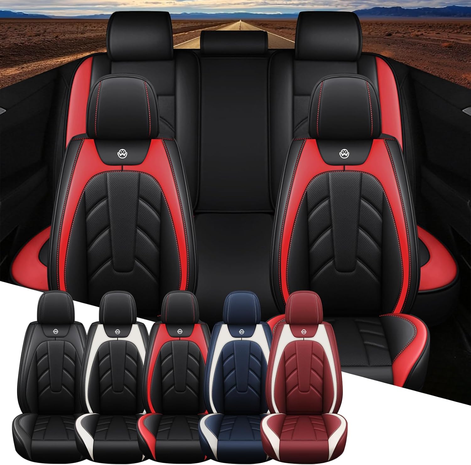 Funda de asiento de automóvil para Chevrolet Camaro 2000-2023, funda de asiento de cuero estándar para automóviles, funda de asiento con proceso