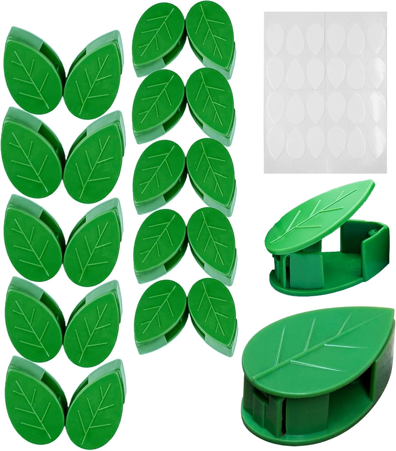 Abrazadera de pared para escalar, 96 unidades, adhesivo acrílico, abrazadera invisible, soporte invisible, pared de jardín al aire libre, abrazadera