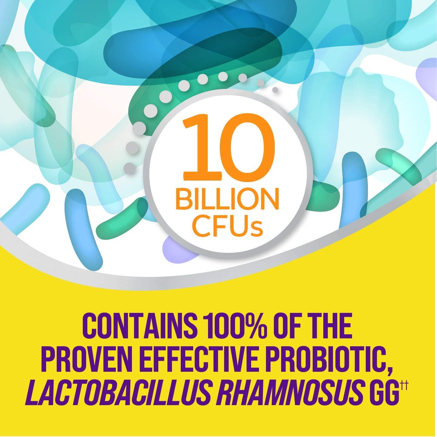 Culturelle Digestive Health Daily Probiotic Chewables, probióticos para hombres y mujeres, cepa probiótica más estudiada clínicamente, 10 mil