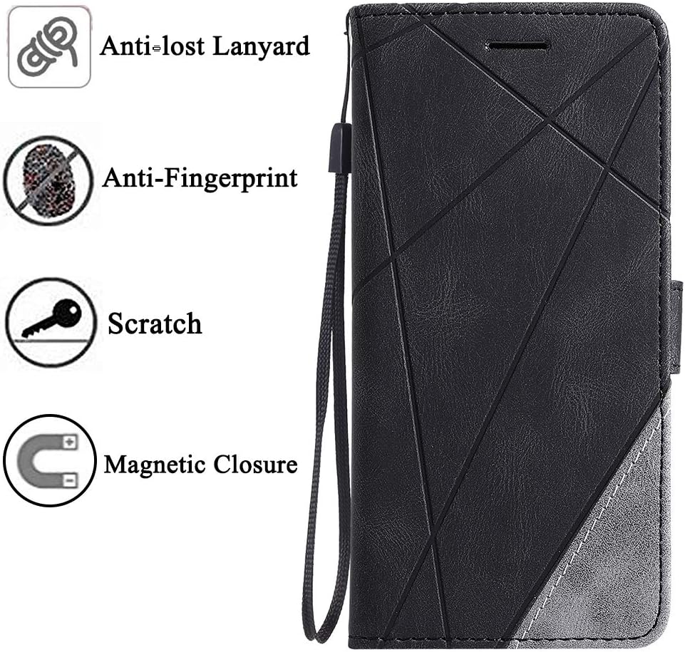 Compatible con Samsung Galaxy Note 20 Glaxay Note20 5G – Funda tipo cartera de vidrio templado, protector de pantalla con tapa para tarjetero,