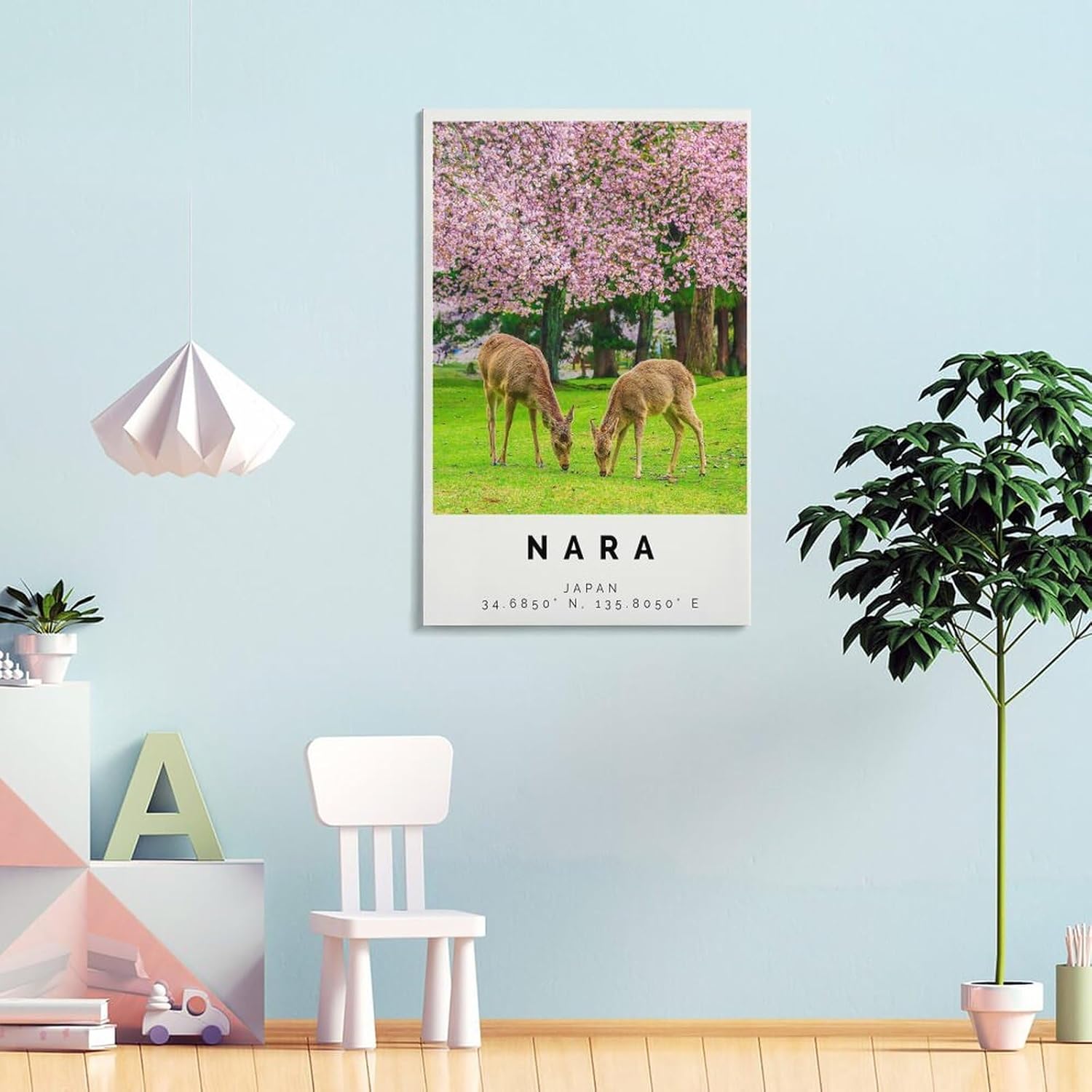 Arte De Pared De Nara, Decoración De Fotos De Nara, Impresión De Viaje De Regalo De Nara, Canvas Wall Art Print Poster For Home School Office Decor