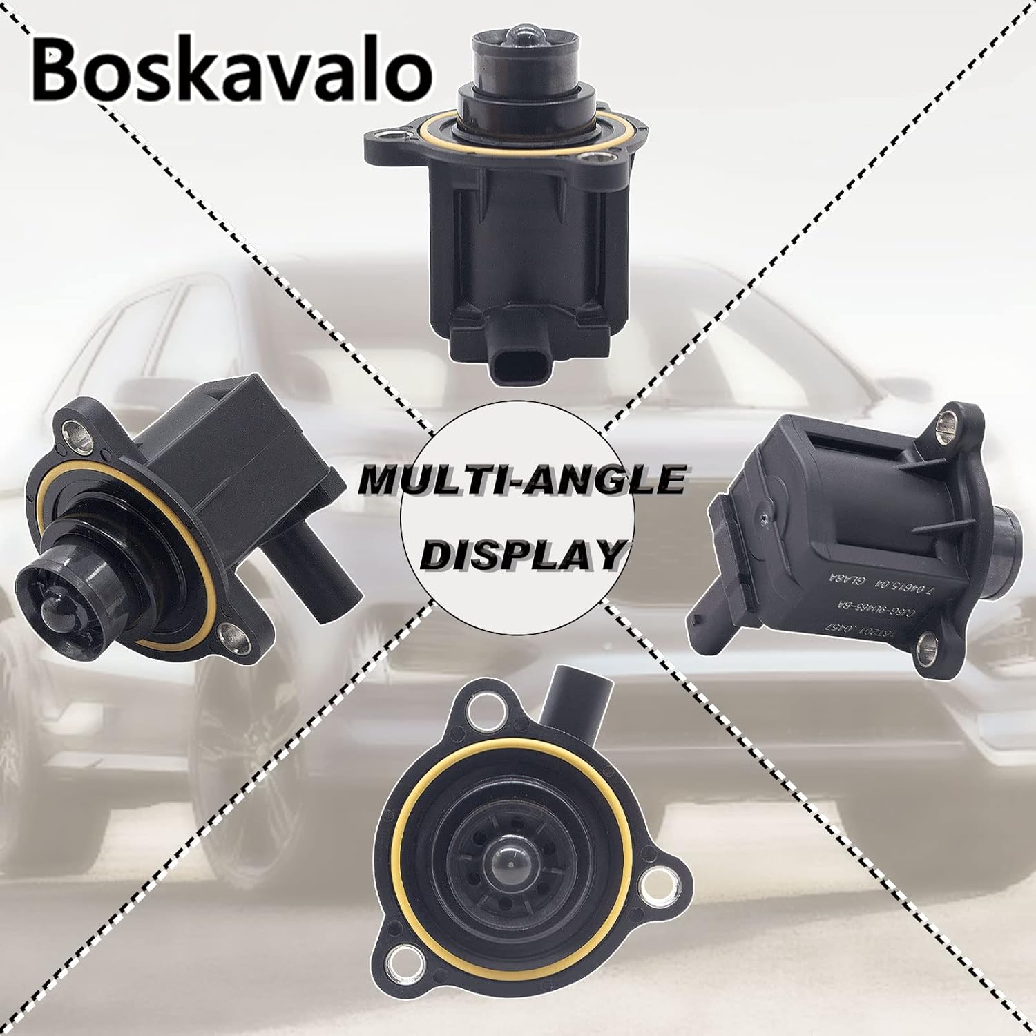 Válvula electromagnética CJ5Z-9U465-A CJ5G-9U465-BA para Ford Fusion Escape Edge ExplorerLincoln MKC MKX MKZ Turbocompresor Intercooler-válvula de