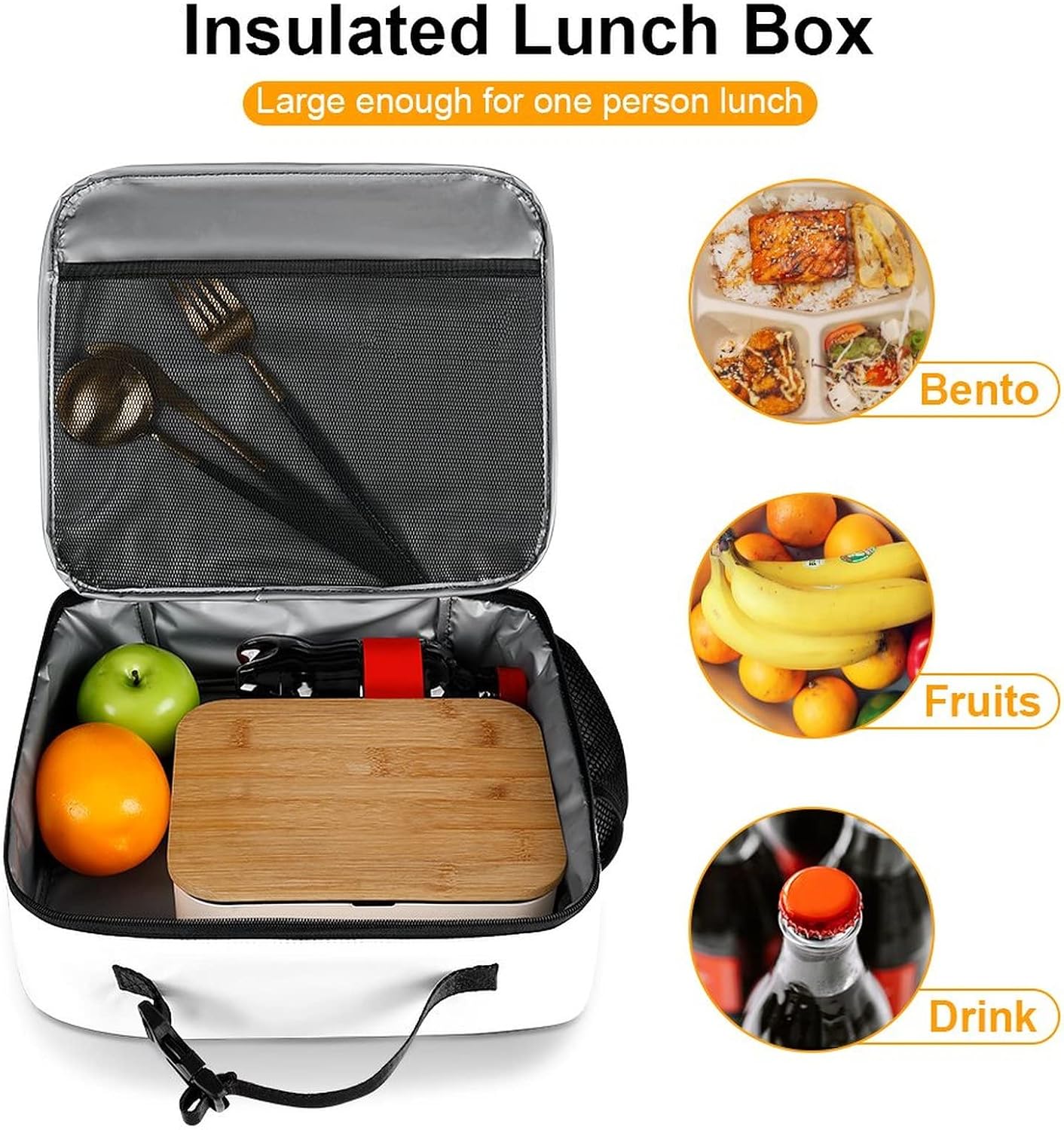 Lonchera reutilizable con diseño de pingüinos, bolsa de almuerzo aislada, lonchera para comida y alimentos, bolsa de mano para mujeres, niños,
